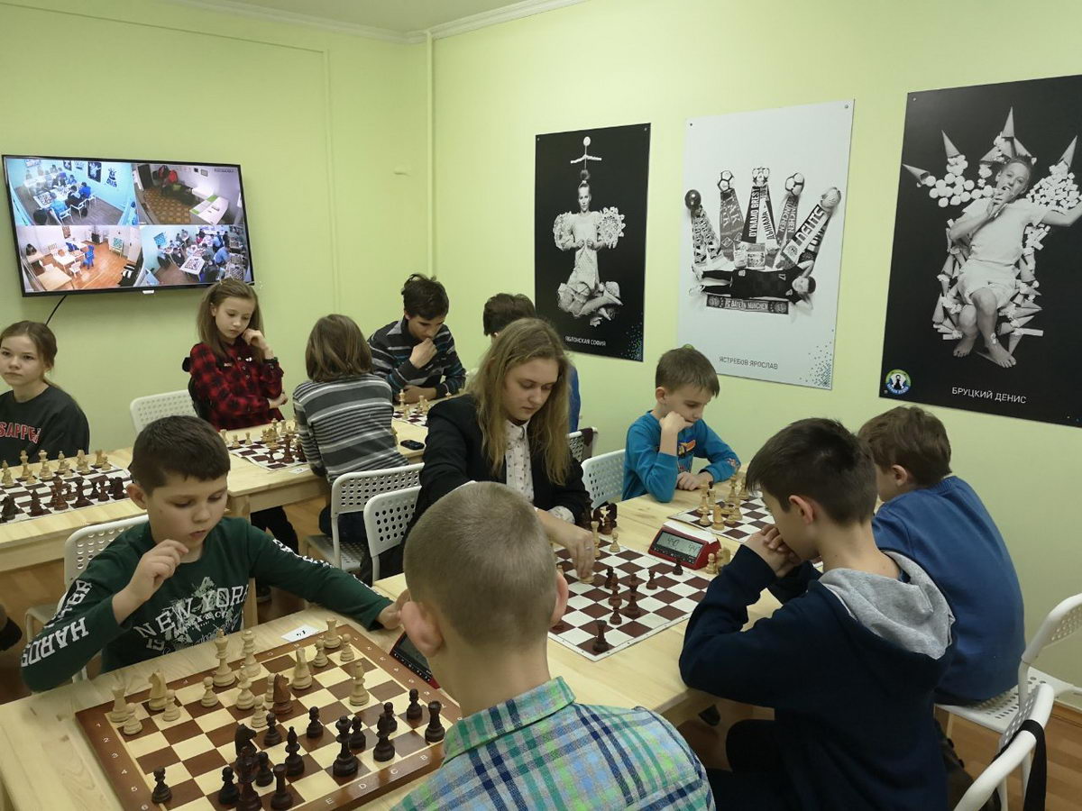 Шахматный зал St Louis Chess Club